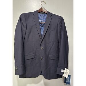 Kenneth Cole Mens Blazer Navy Blue Size 36R W29 New With Tags